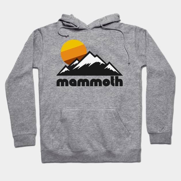 Retro Mammoth ))(( Tourist Souvenir Travel California Design Hoodie by darklordpug